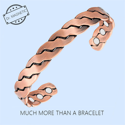 (Free Only Today) Dr. Magnetic DRM60 Bracelet - Stainless Steel | Copper - Men