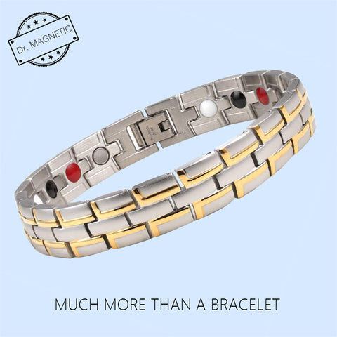 (Free Only Today) Dr. Magnetic DRM43 Bracelet - Stainless Steel - Men