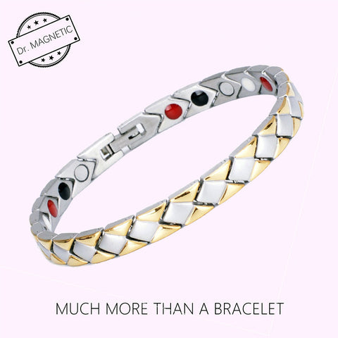 (Free Only Today) Dr. Magnetic DRM48 Bracelet - Stainless Steel - Women