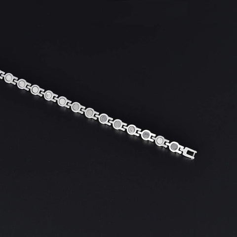 Dr. Magnetic DRM23 Bracelet - Stainless Steel - Birthstone - August - Women