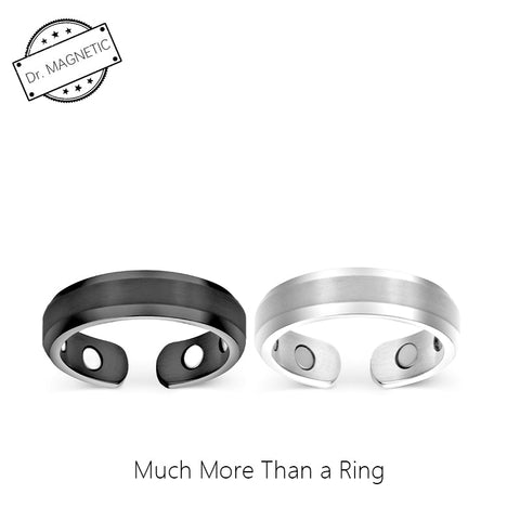 Dr. Magnetic DRM12 Ring - Red Copper | Stainless Steel - Unisex (Pack of 2 Pcs)