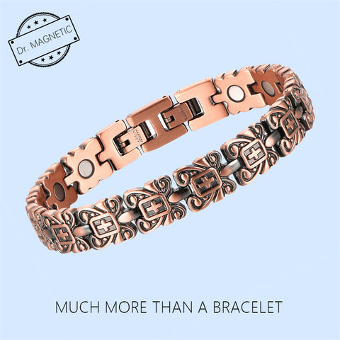 Dr. Magnetic DRM04 Bracelet - Red Copper - Men