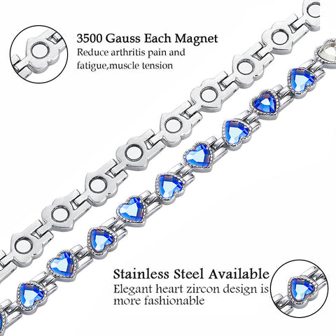 (Free Only Today) Dr. Magnetic DRM61 Bracelet - Stainless Steel - Women