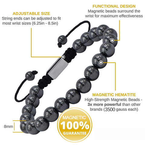 (Free Only Today) Dr. Magnetic DRM55 Bracelet - Stainless Steel - Men