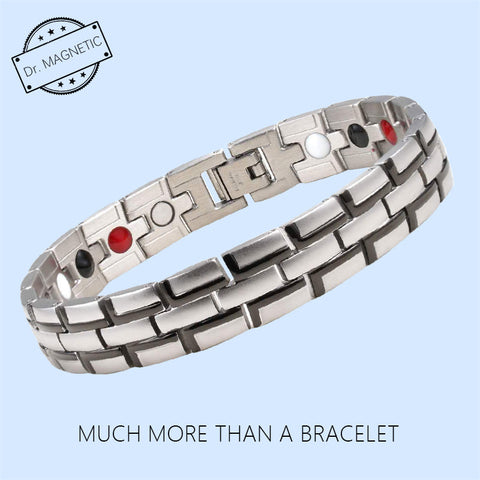 (Free Only Today) Dr. Magnetic DRM43 Bracelet - Stainless Steel - Men