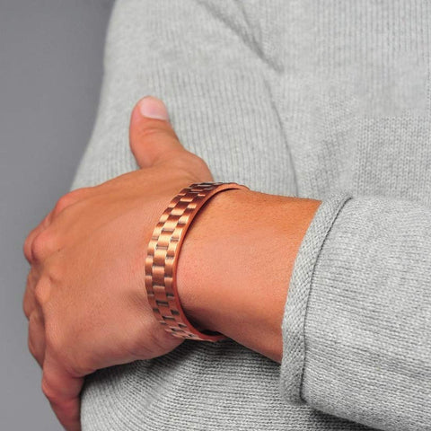 (Free Only Today) Dr. Magnetic DRM49 Bracelet - Stainless Steel | Copper - Men