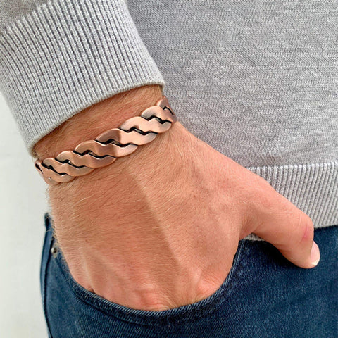 (Free Only Today) Dr. Magnetic DRM60 Bracelet - Stainless Steel | Copper - Men