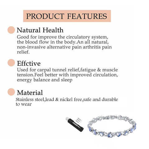(Free Only Today) Dr. Magnetic DRM61 Bracelet - Stainless Steel - Women