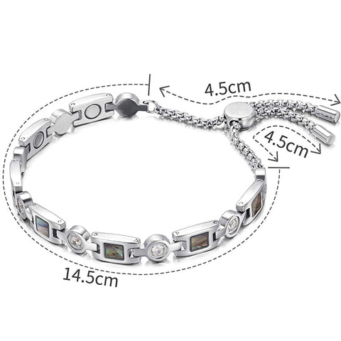 Dr. Magnetic DRM33 Bracelet - Stainless Steel - Women
