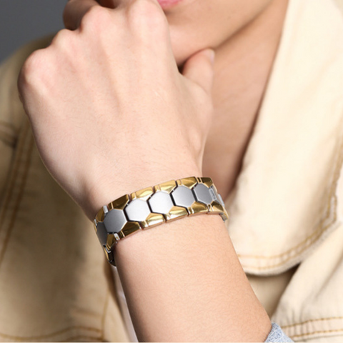 Dr. Magnetic DRM25 Bracelet - Stainless Steel - Men