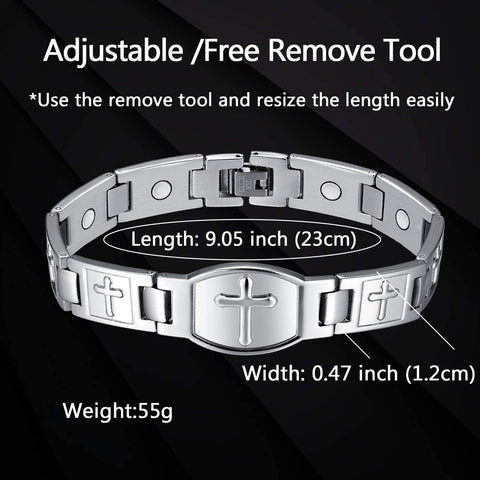 (Free Only Today) Dr. Magnetic DRM03 Bracelet - Stainless Steel | Copper - Men