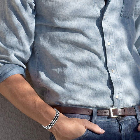 Dr. Magnetic DRM52 Bracelet - Stainless Steel - Silver - Men