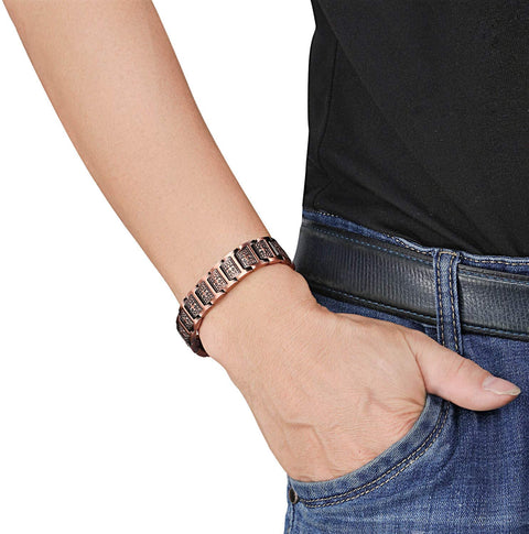 (Free Only Today) Dr. Magnetic DRM21 Bracelet - Red Copper - Men