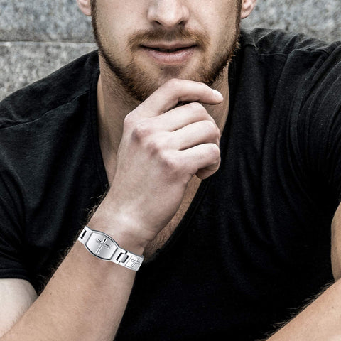 (Free Only Today) Dr. Magnetic DRM03 Bracelet - Stainless Steel | Copper - Men