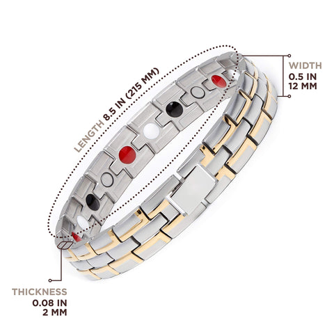 (Free Only Today) Dr. Magnetic DRM43 Bracelet - Stainless Steel - Men