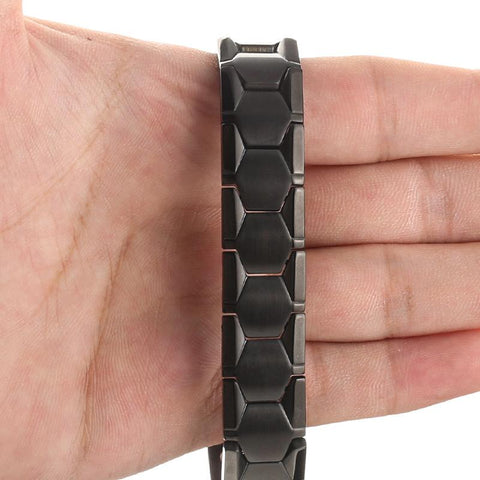 Dr. Magnetic DRM25 Bracelet - Stainless Steel - Black - Men