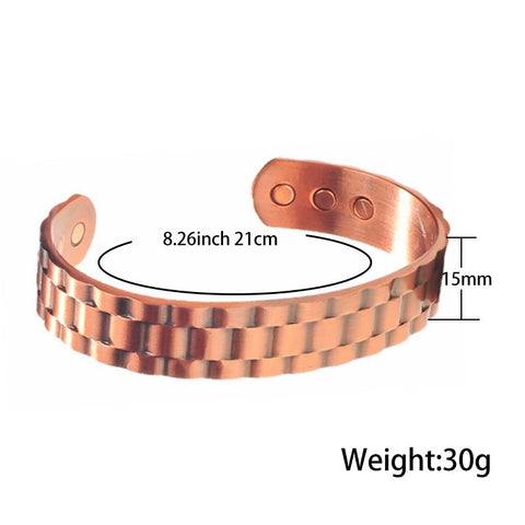 (Free Only Today) Dr. Magnetic DRM49 Bracelet - Stainless Steel | Copper - Men