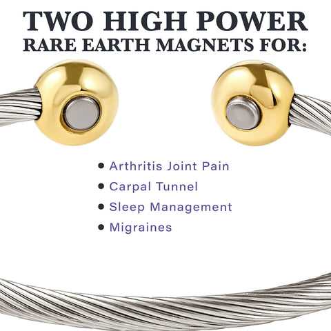 (Free Only Today) Dr. Magnetic DRM62 Bracelet - Stainless Steel - Women