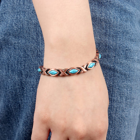 (Free Only Today) Dr. Magnetic DRM64 Bracelet - Red Copper- Women