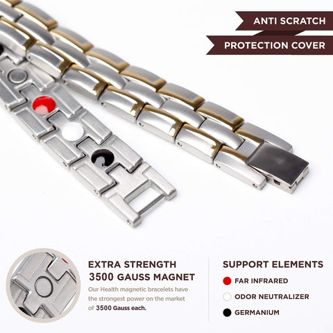 (Free Only Today) Dr. Magnetic DRM43 Bracelet - Stainless Steel - Men