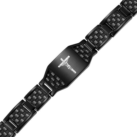 Dr. Magnetic DRM09 Bracelet - Stainless Steel - Black & Black - Men