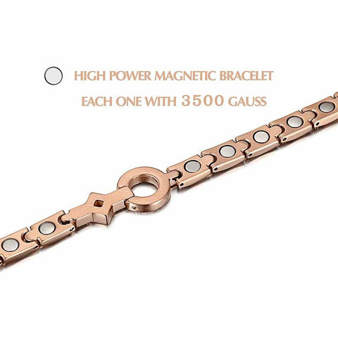 Dr. Magnetic DRM08 Bracelet - Stainless Steel - Women
