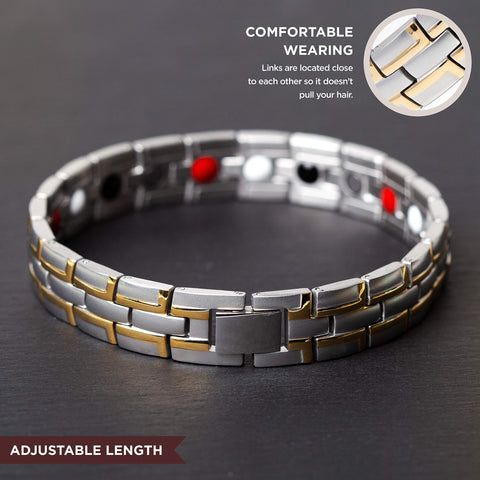 (Free Only Today) Dr. Magnetic DRM43 Bracelet - Stainless Steel - Men