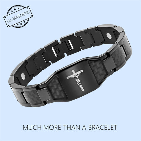 Dr. Magnetic DRM09 Bracelet - Stainless Steel - Black & Black - Men