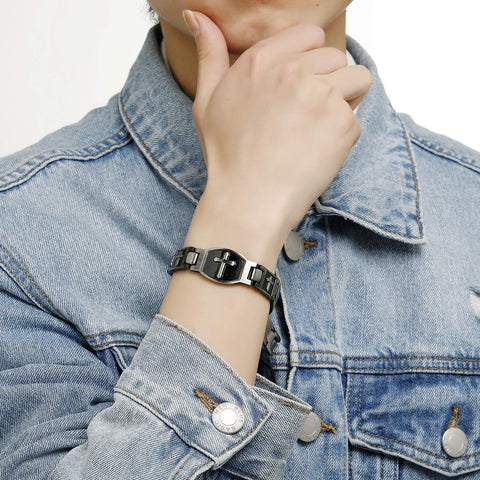 (Free Only Today) Dr. Magnetic DRM03 Bracelet - Stainless Steel | Copper - Men