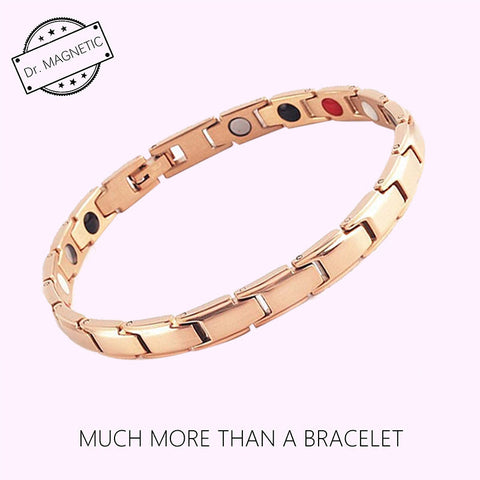 (Free Only Today) Dr. Magnetic DRM42 Bracelet - Stainless Steel - Women
