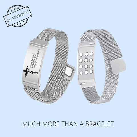 (Free Only Today) Dr. Magnetic DRM41 Bracelet - Stainless Steel - Men