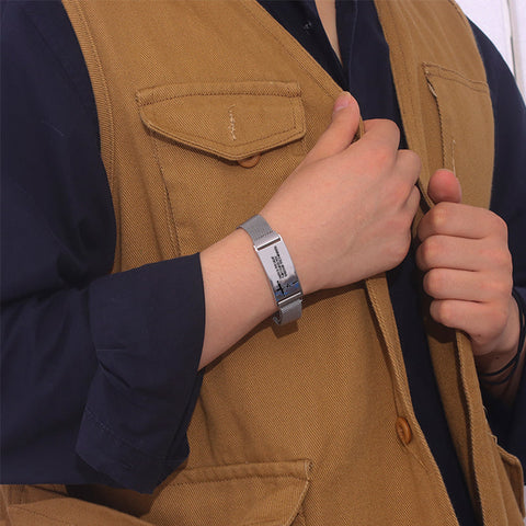 (Free Only Today) Dr. Magnetic DRM41 Bracelet - Stainless Steel - Men