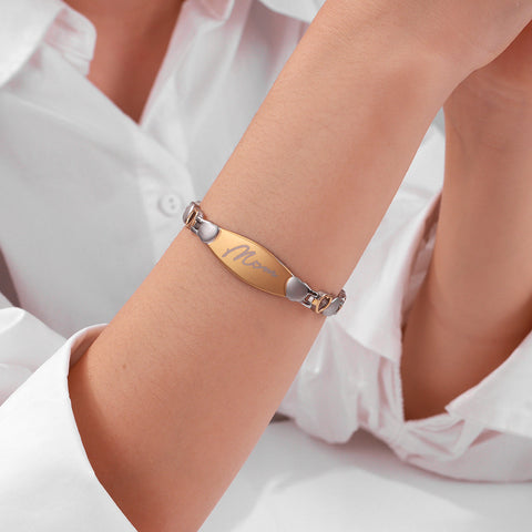 Dr. Magnetic DRM38 Bracelet - Stainless Steel - Gold - Women