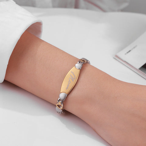 Dr. Magnetic DRM38 Bracelet - Stainless Steel - Gold - Women