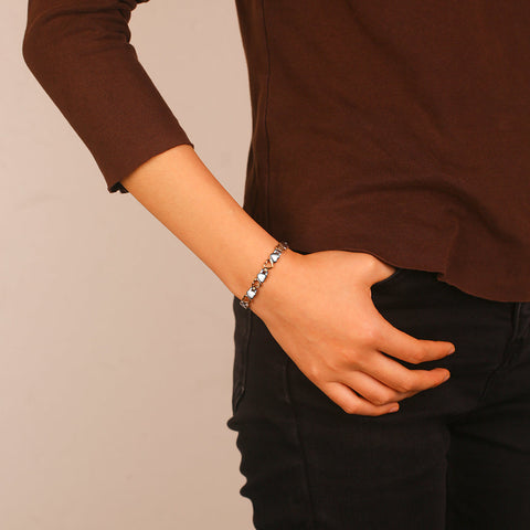 (Free Only Today) Dr. Magnetic DRM07 Bracelet - Stainless Steel - Women