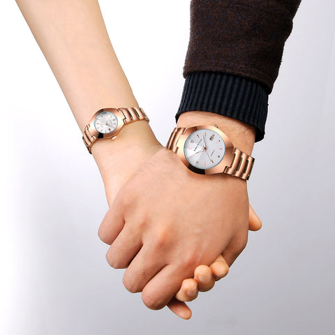Dr. Magnetic DRM04 Watch - Stainless Steel - Rose Gold- Men