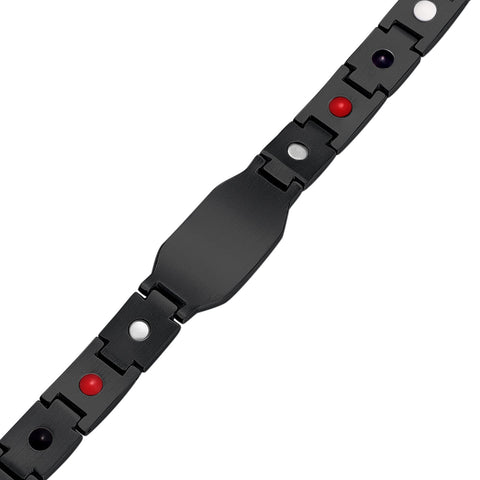 Dr. Magnetic DRM09 Bracelet - Stainless Steel - Black & Black - Men