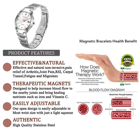 Dr. Magnetic DRM03 Watch - Stainless Steel - Silver - Men