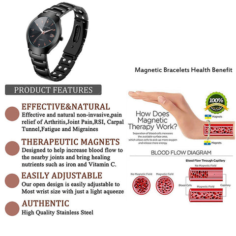 Dr. Magnetic DRM01 Watch - Stainless Steel - Black - Men